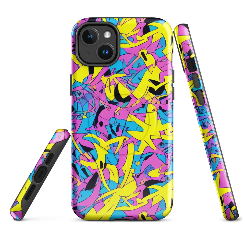 Neon Jive on MagSafe Tough Case for iPhone® — Front