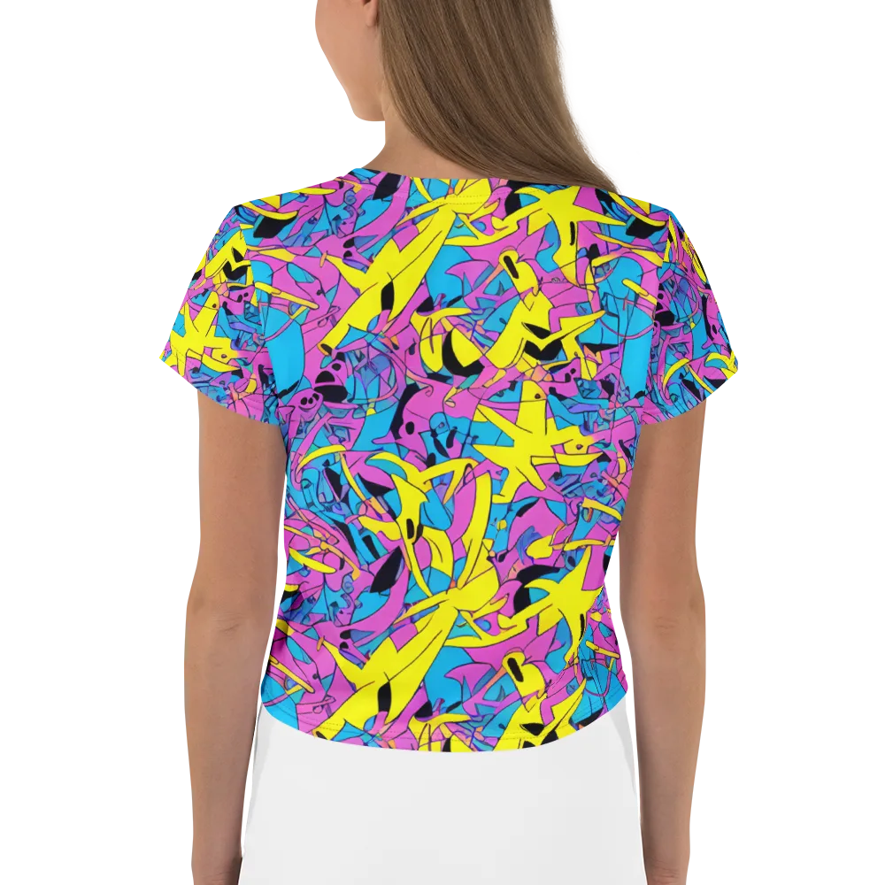 Neon Jive on Crop Tee — Back