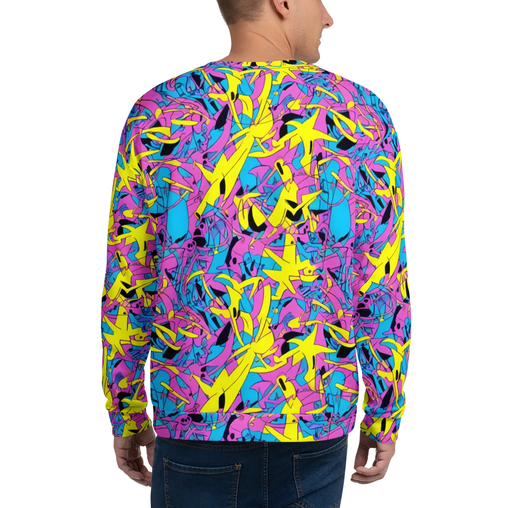 Neon Jive on Sweatshirt — Back