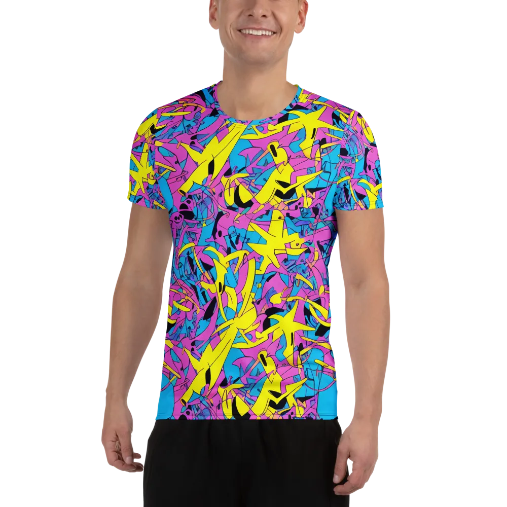 Neon Jive on Men's Athletic T-Shirt — Front