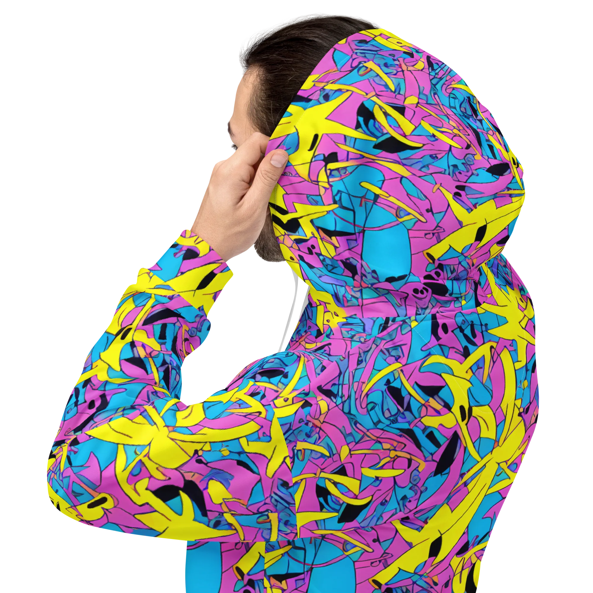 Neon Jive on Hoodie — Back