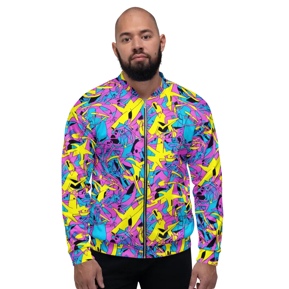 Neon Jive on Bomber Jacket — Front