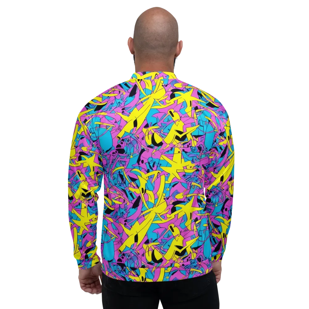 Neon Jive on Bomber Jacket — Back