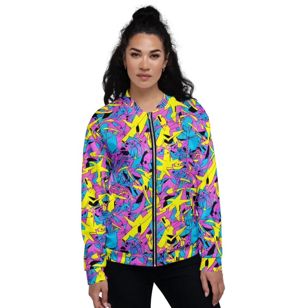 Neon Jive on Bomber Jacket — Front
