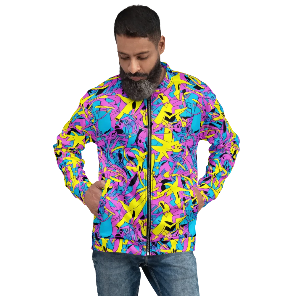 Neon Jive on Bomber Jacket — Front