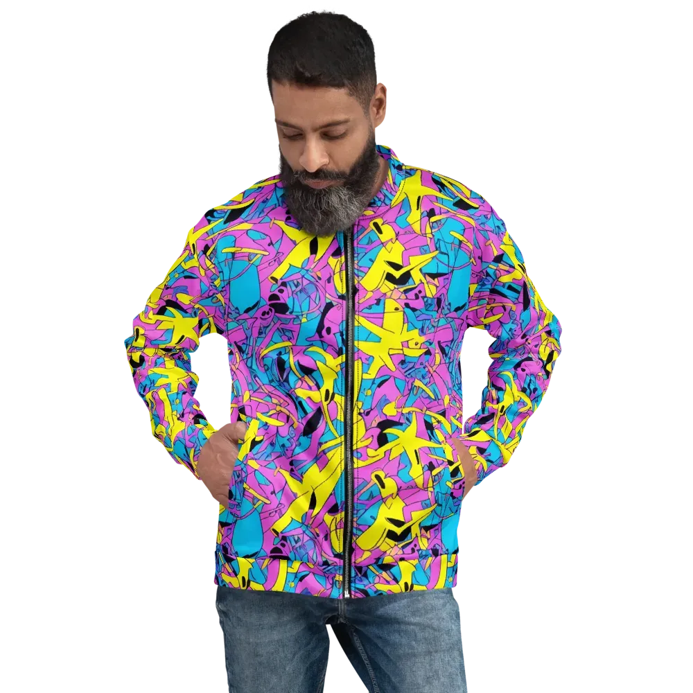 Neon Jive on Bomber Jacket — Front