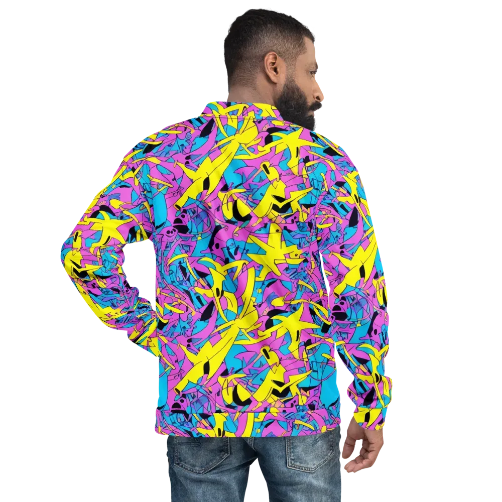Neon Jive on Bomber Jacket — Back