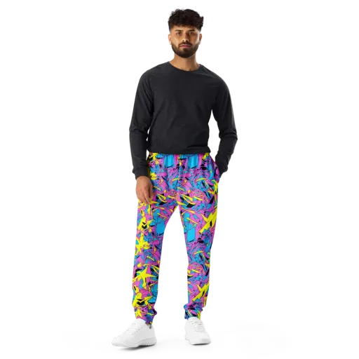 Neon Jive on a Men's Joggers
