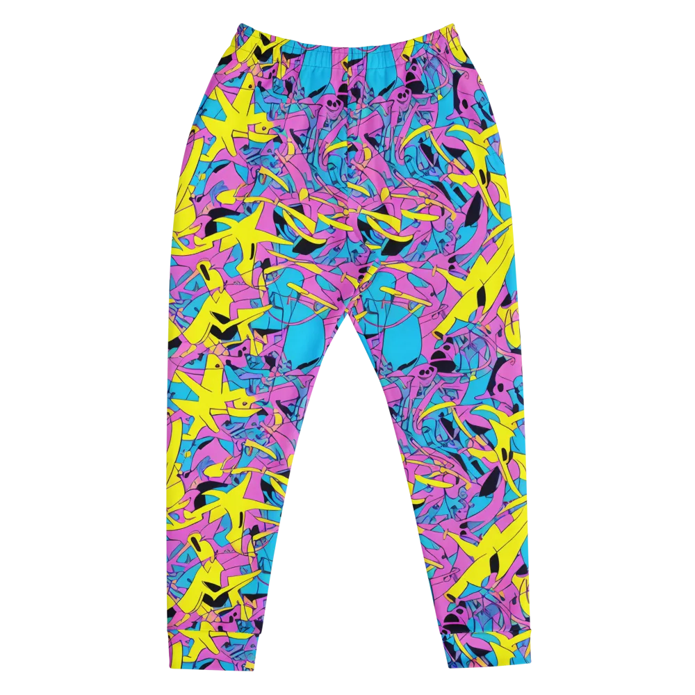 Neon Jive on Men's Joggers — Front
