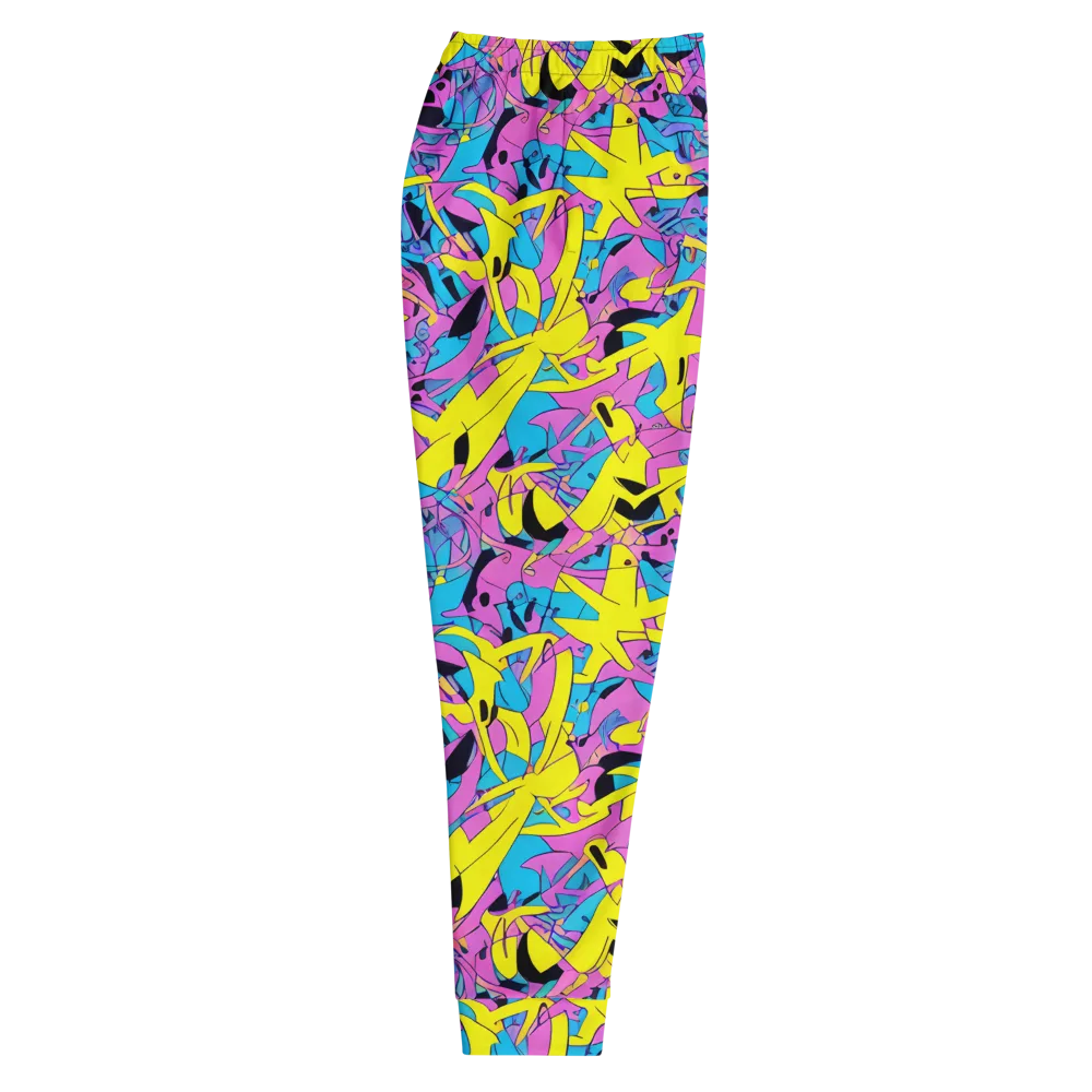 Neon Jive on Men's Joggers — Right