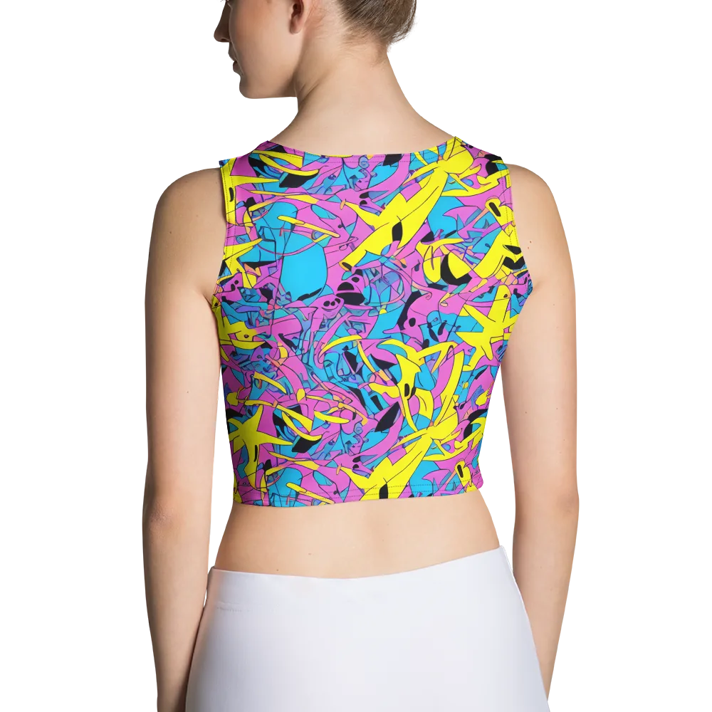Neon Jive on Crop Top — Back