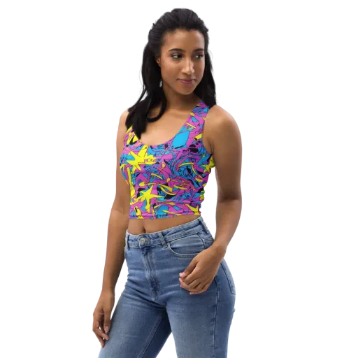 Neon Jive on a Crop Top