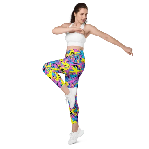 Neon Jive on a Leggings with Pockets