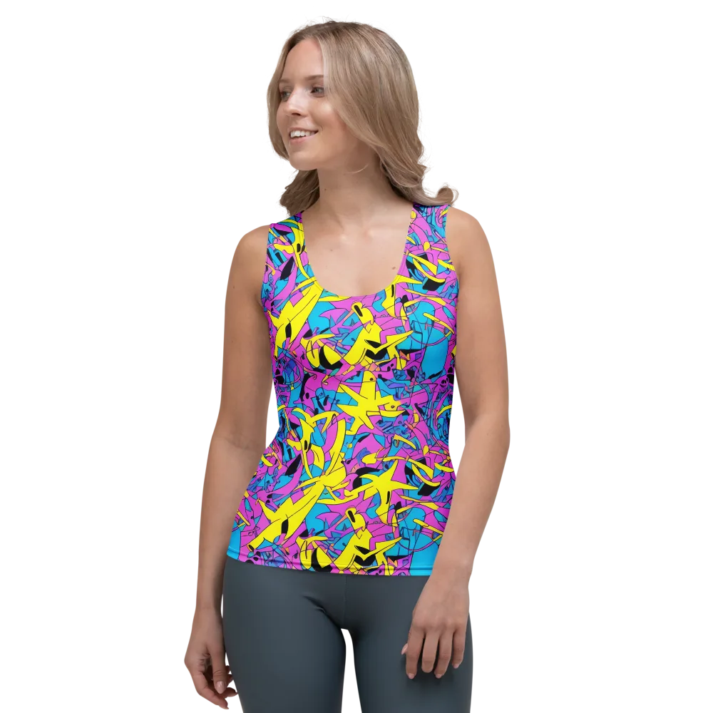 Neon Jive on Women's Tank Top — Front