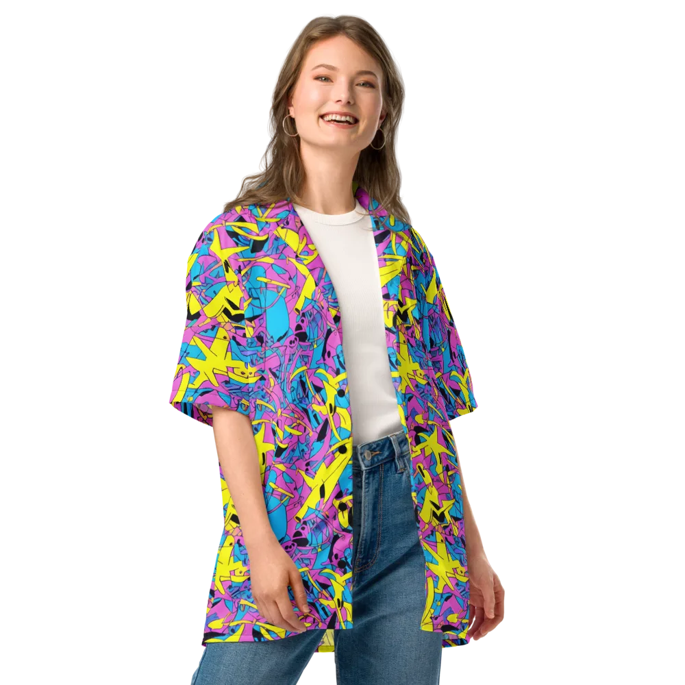 Neon Jive on Button Shirt — Front