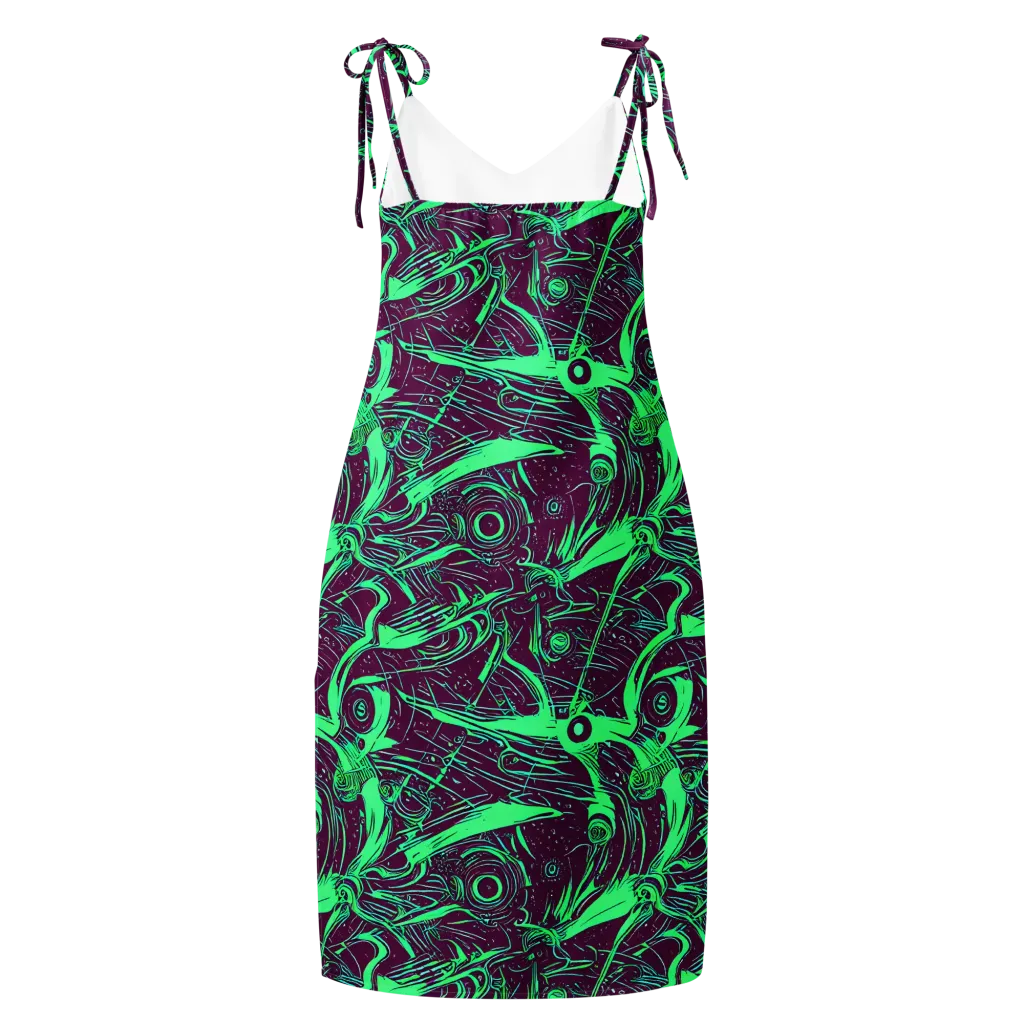 Acid Current on Slip Dress — Back