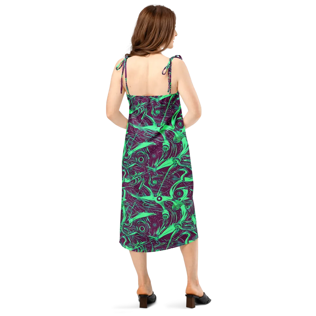 Acid Current on Slip Dress — Back