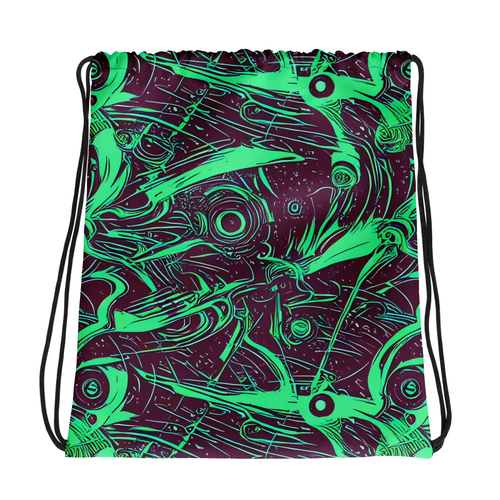 Acid Current on Drawstring Bag — Photo