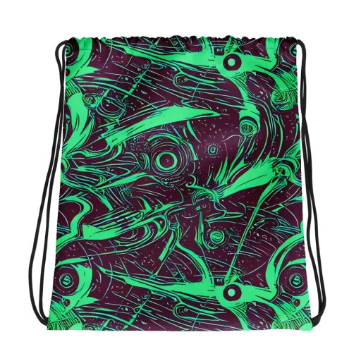 Acid Current on a Drawstring Bag