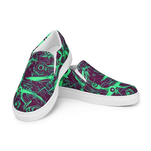 Acid Current on a Women's Slip-On Canvas Shoes