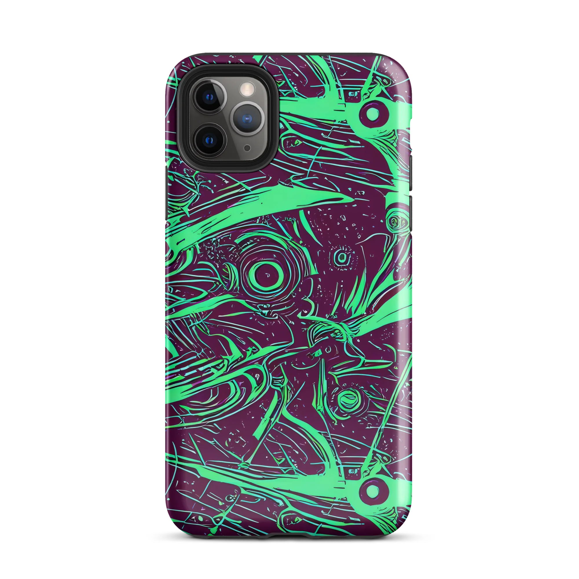 Acid Current on Tough Case for iPhone® — Front