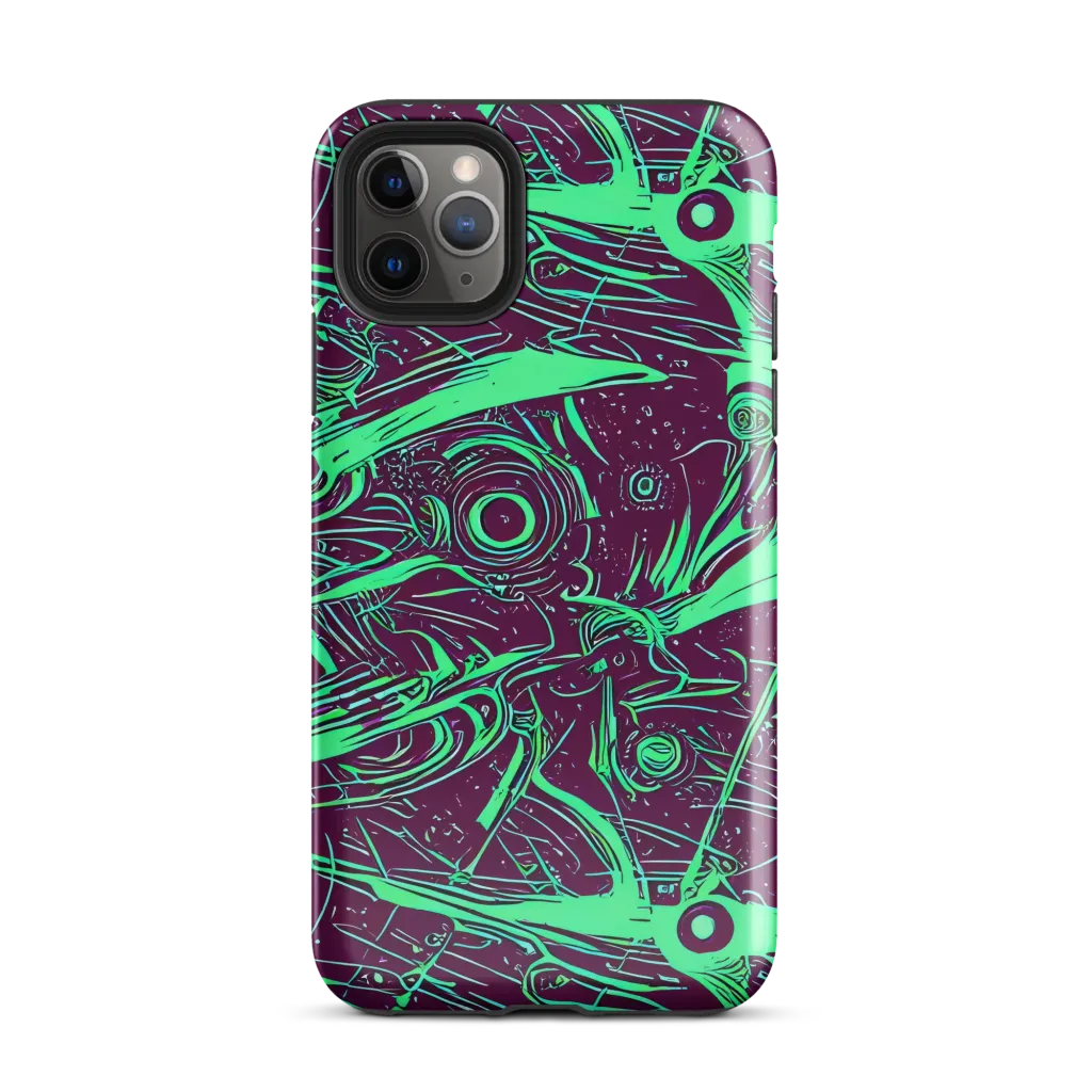 Acid Current on Tough Case for iPhone® — Front
