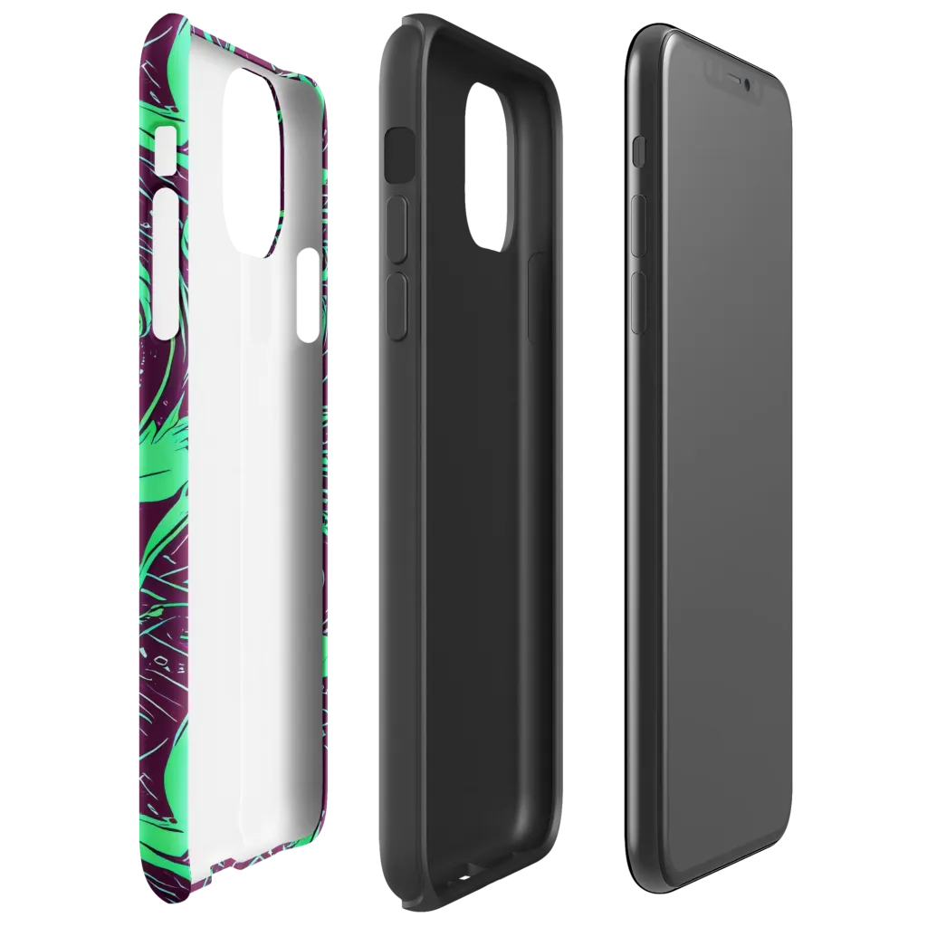 Acid Current on Tough Case for iPhone® — Right