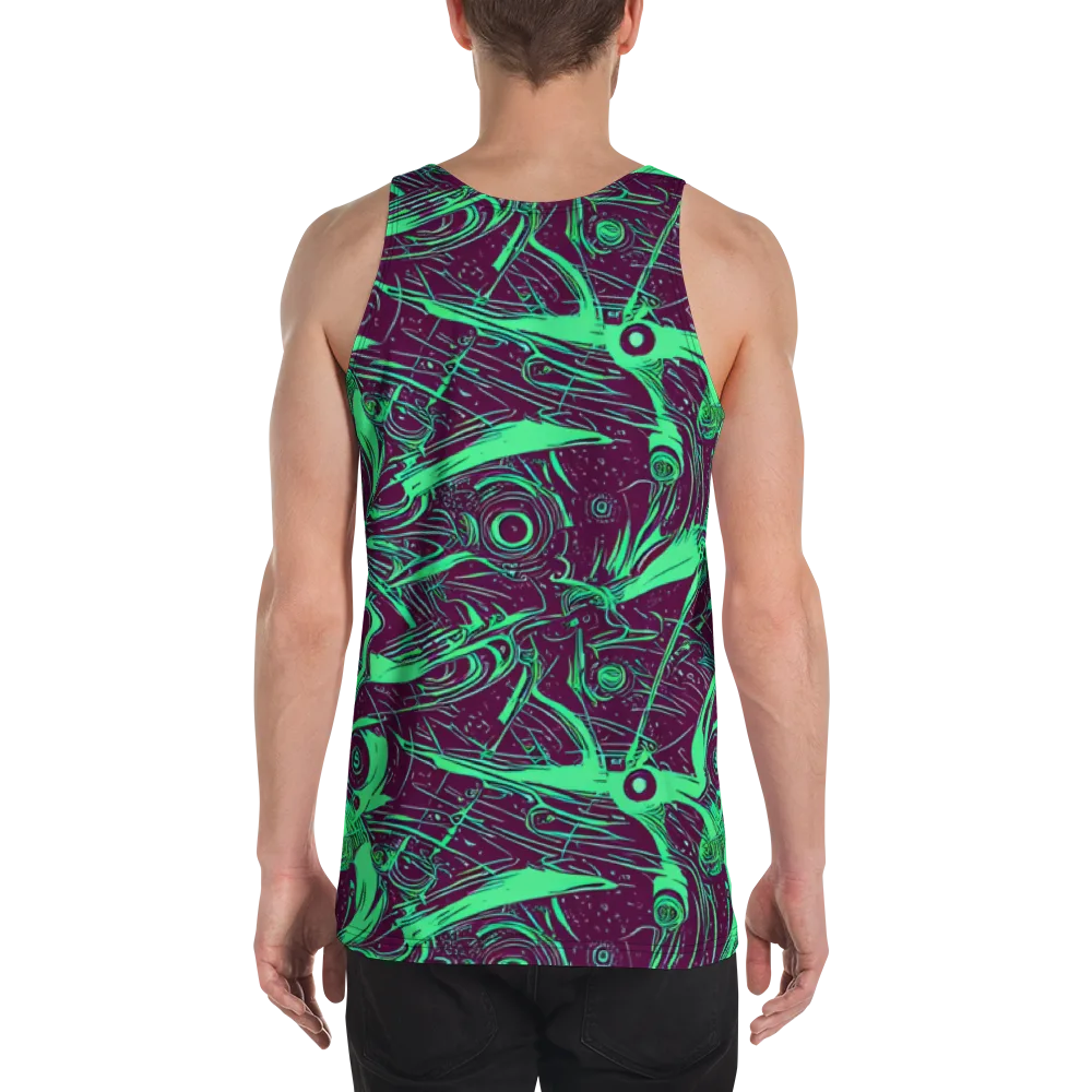 Acid Current on Men's Tank Top — Back