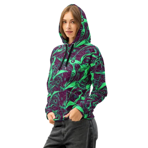 Acid Current on a Cotton Hoodie