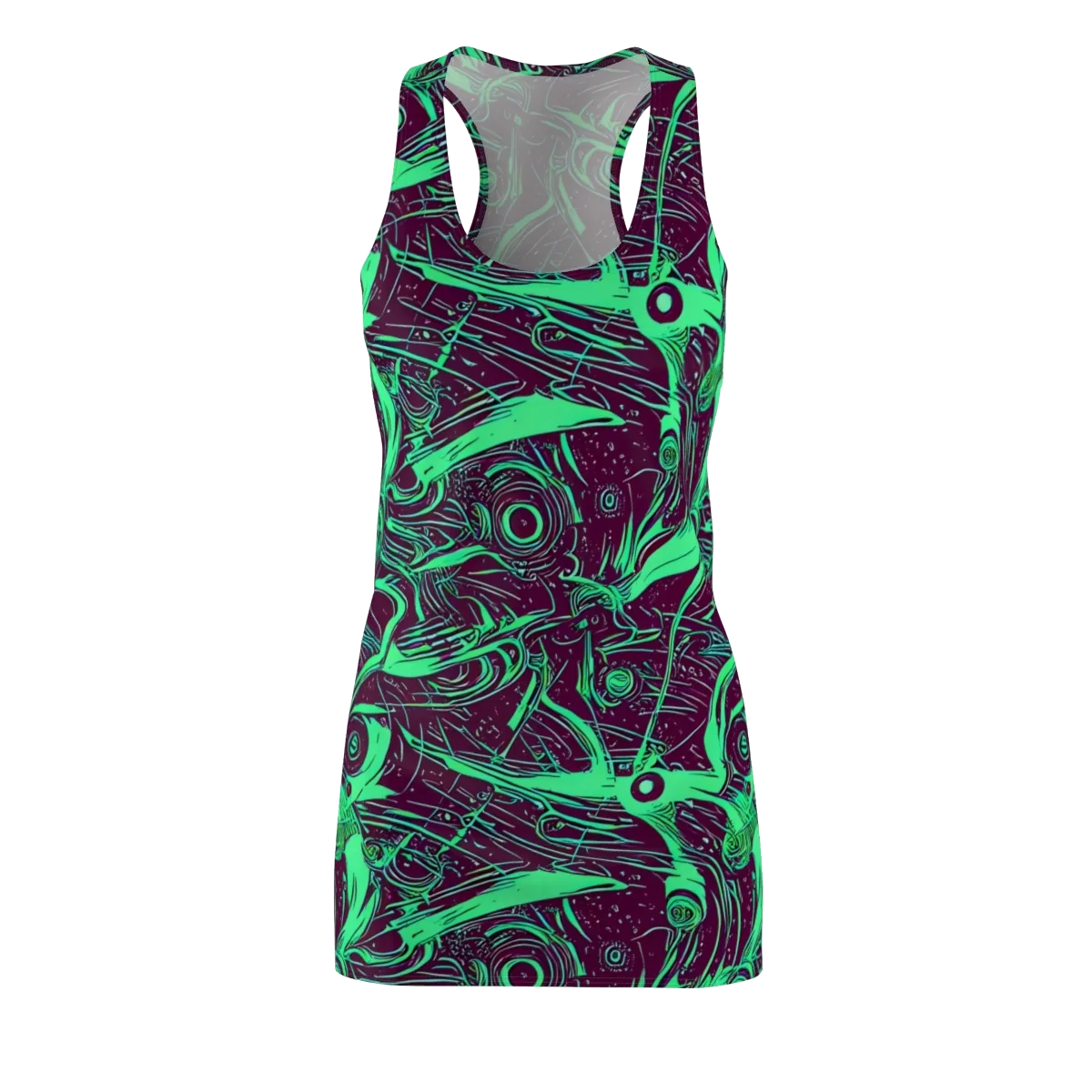 Acid Current on Racerback Dress — Front