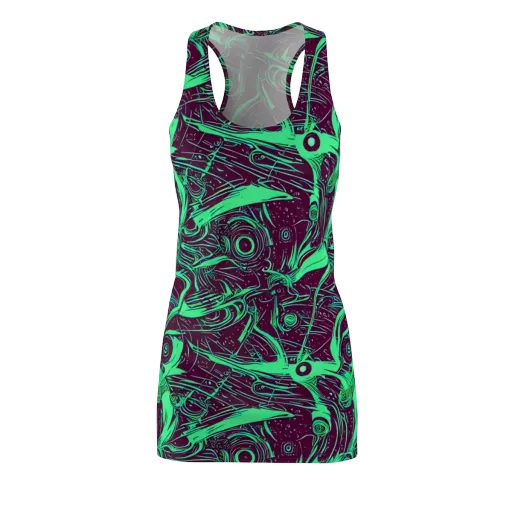Acid Current on a Racerback Dress