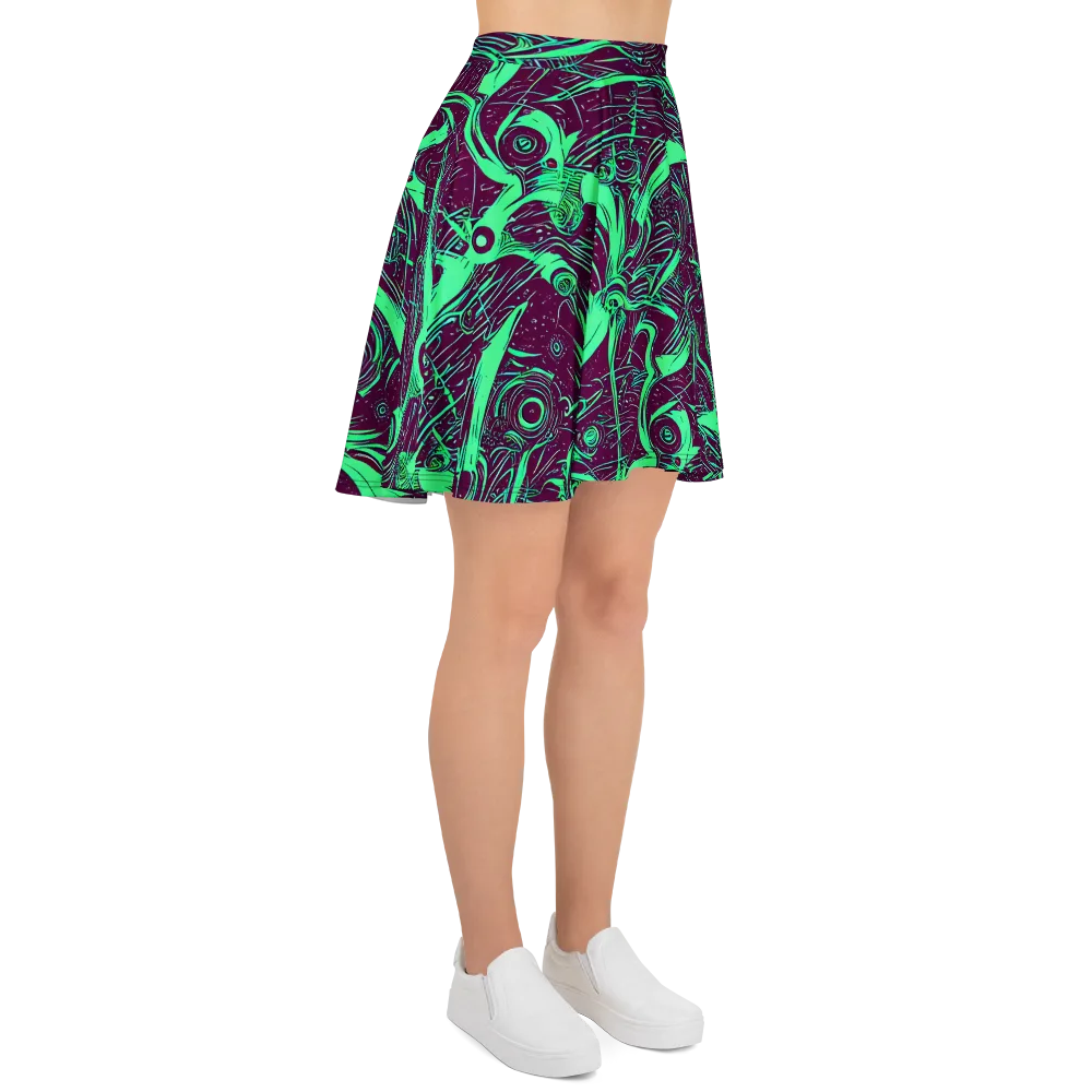 Acid Current on Skater Skirt — Right