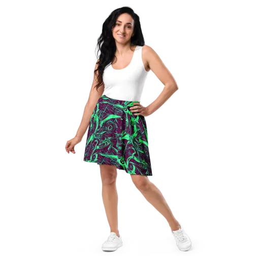 Acid Current on a Skater Skirt