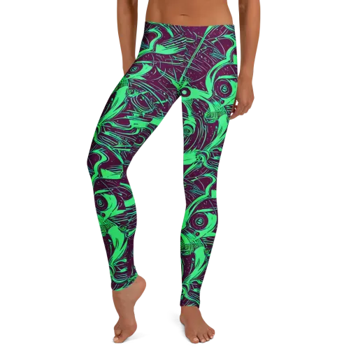Acid Current on a Leggings