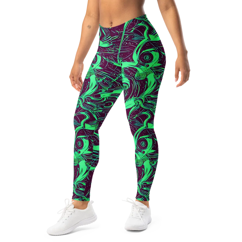 Acid Current on Leggings — Left Front