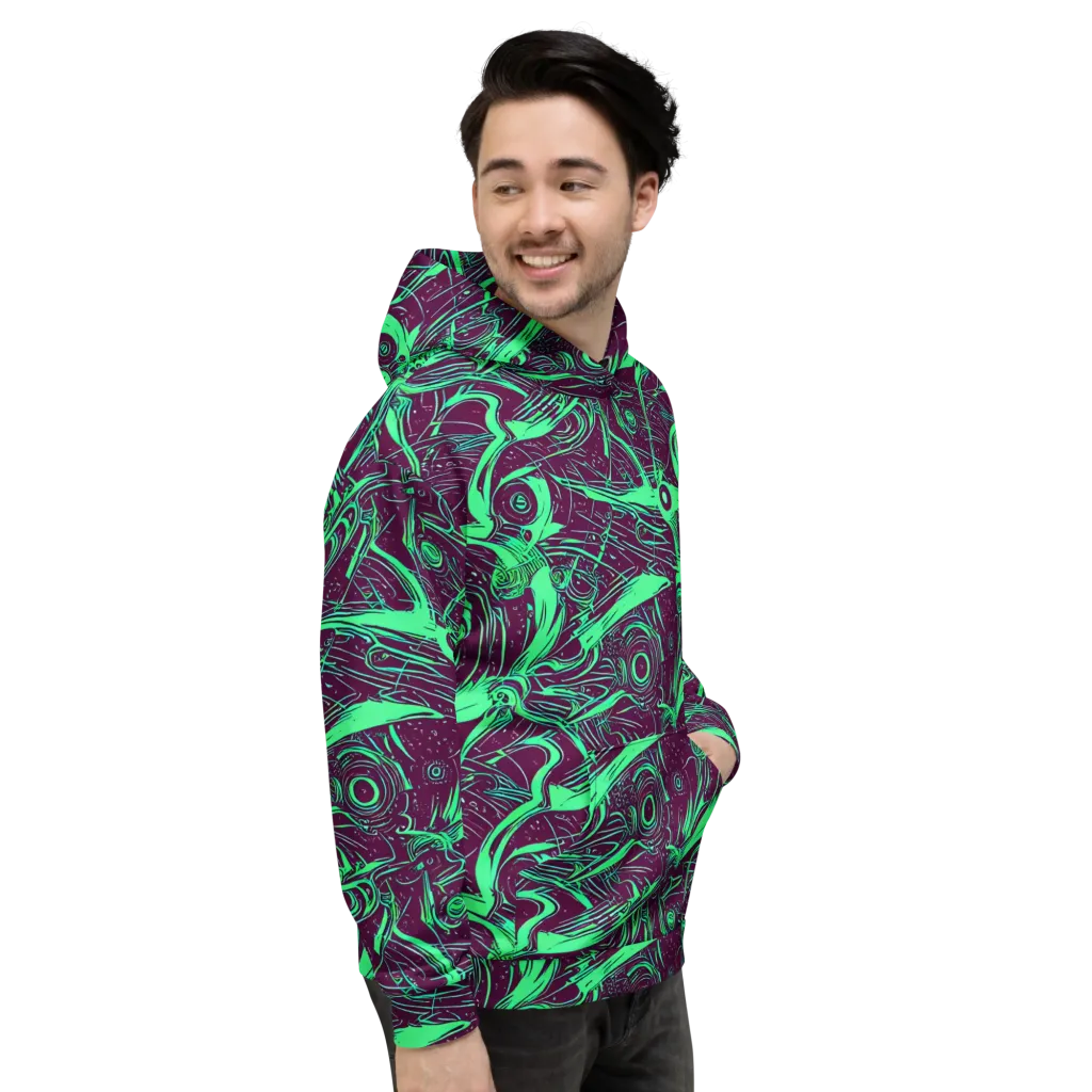 Acid Current on Hoodie — Right