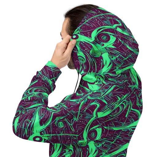 Acid Current on a Hoodie