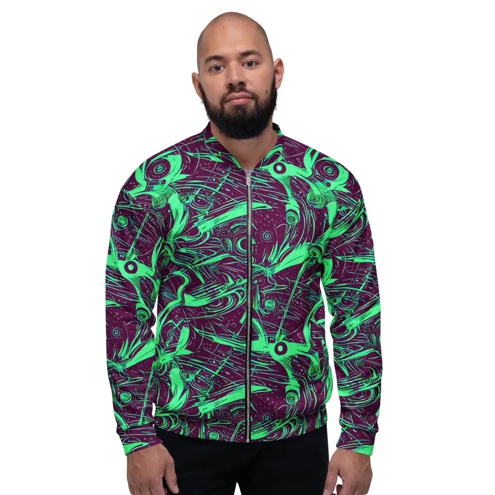 Acid Current on Bomber Jacket — Front