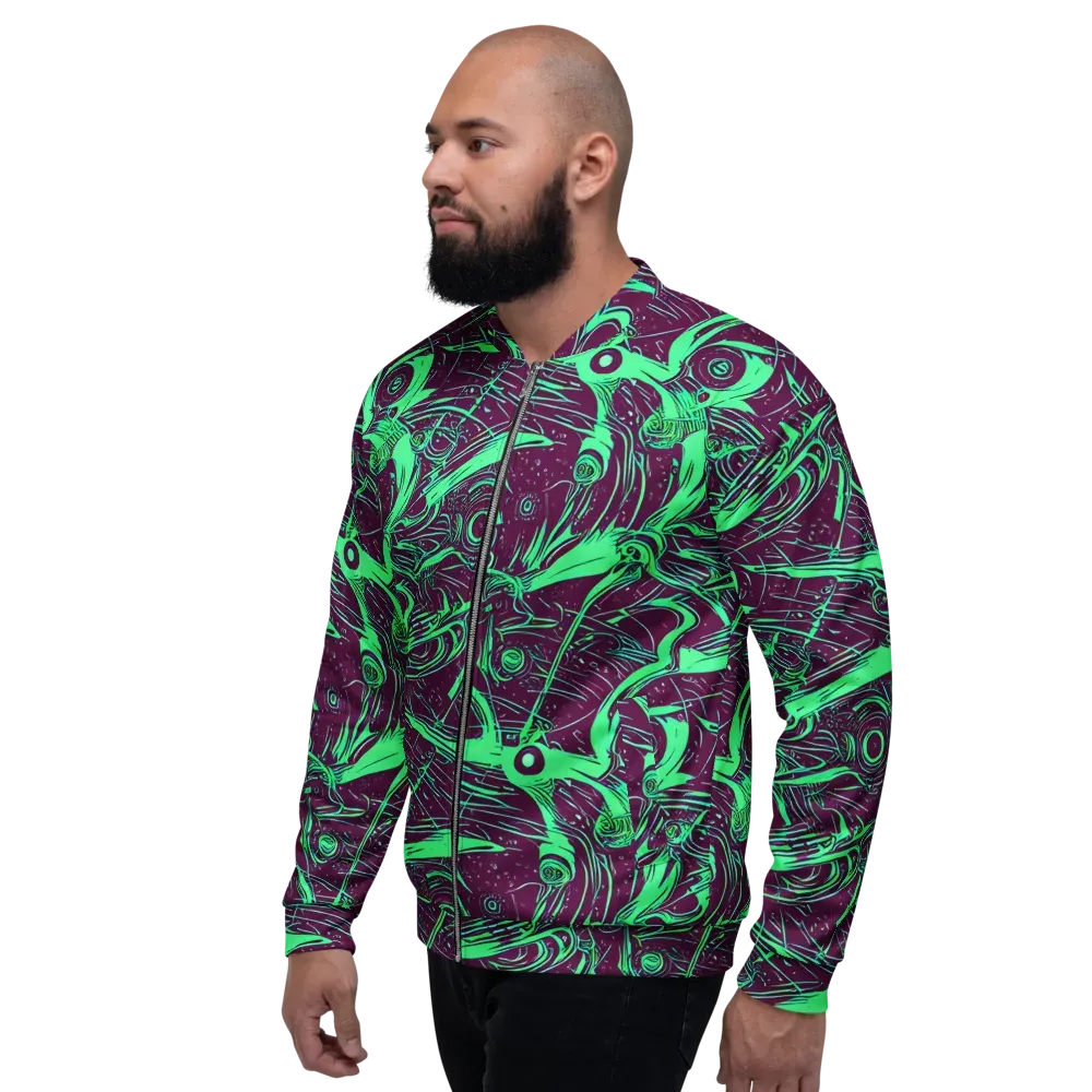 Acid Current on Bomber Jacket — Left
