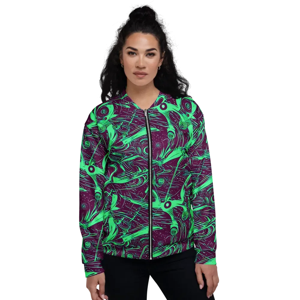 Acid Current on Bomber Jacket — Front