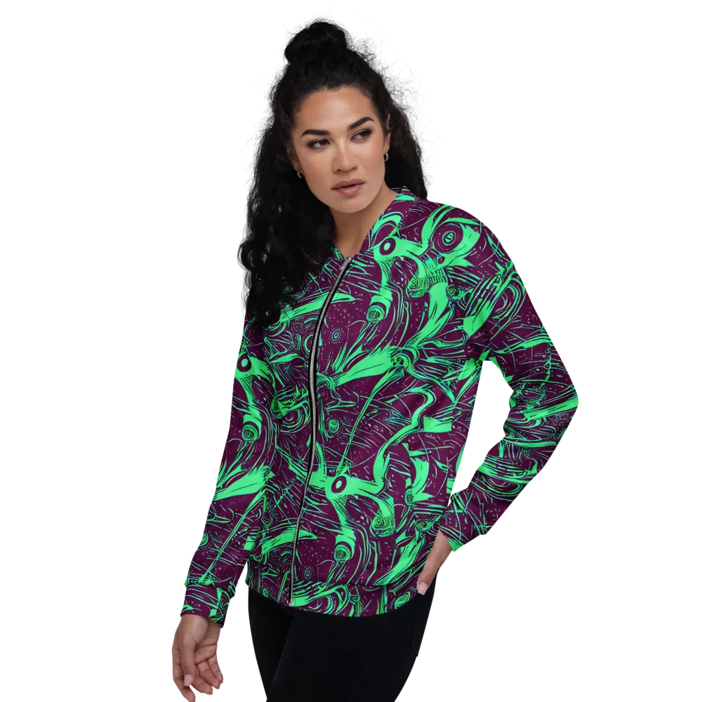 Acid Current on Bomber Jacket — Left