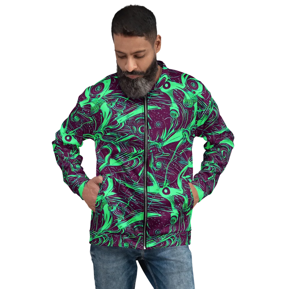 Acid Current on Bomber Jacket — Front