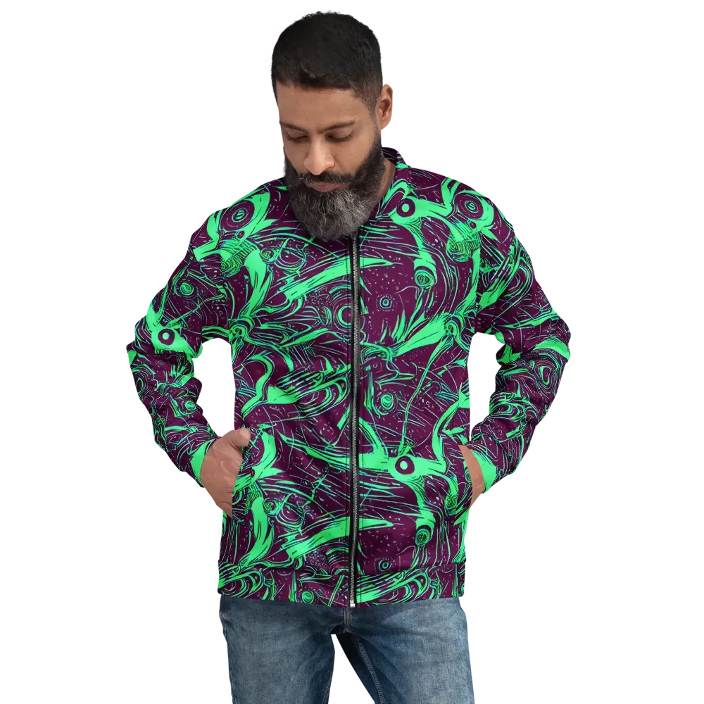 Acid Current on Bomber Jacket — Front