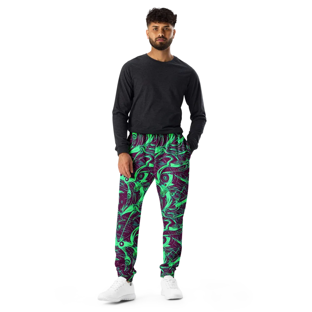Acid Current on Men's Joggers — Front