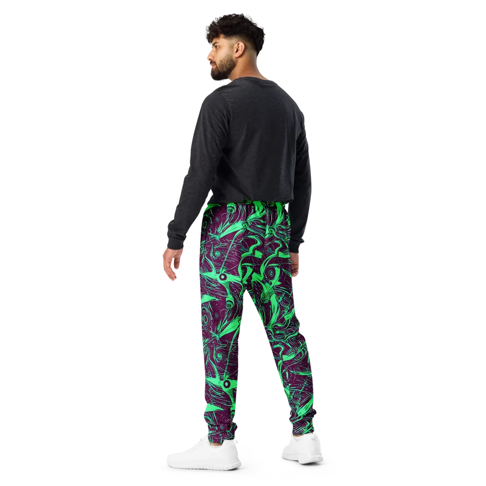 Acid Current on Men's Joggers — Back