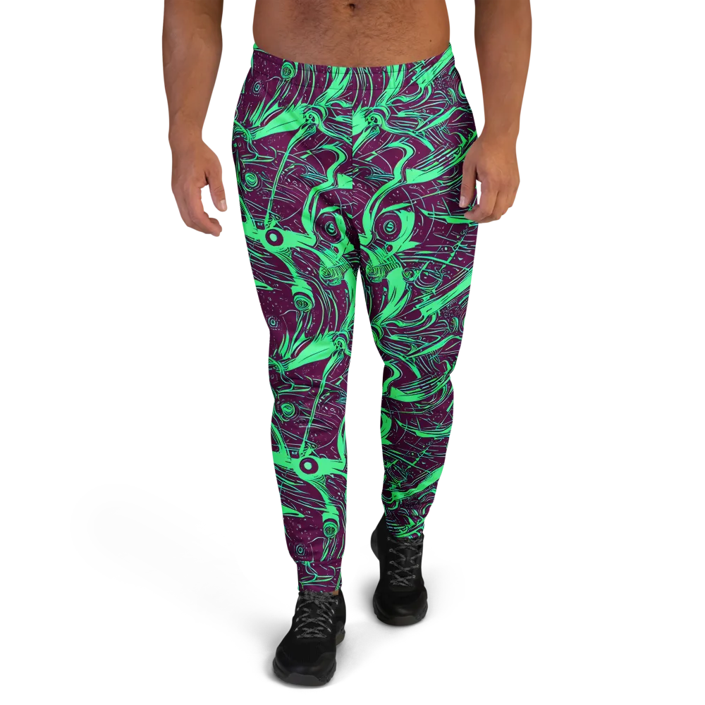 Acid Current on Men's Joggers — Front
