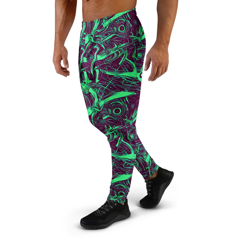 Acid Current on Men's Joggers — Left