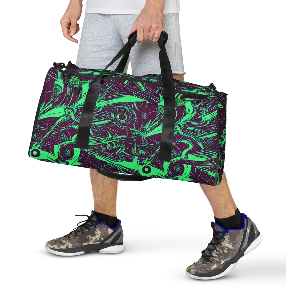Acid Current on Duffle Bag — Front