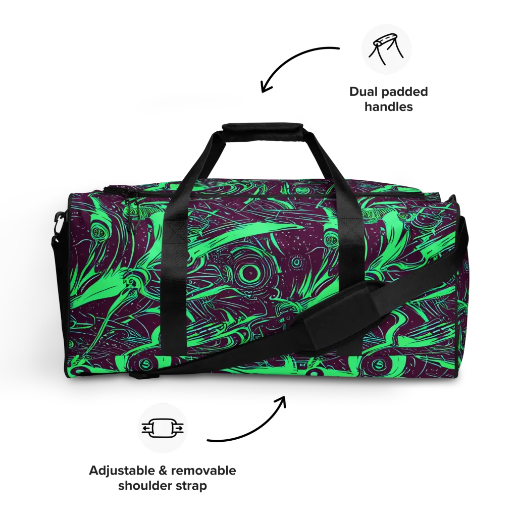 Acid Current on Duffle Bag — Front