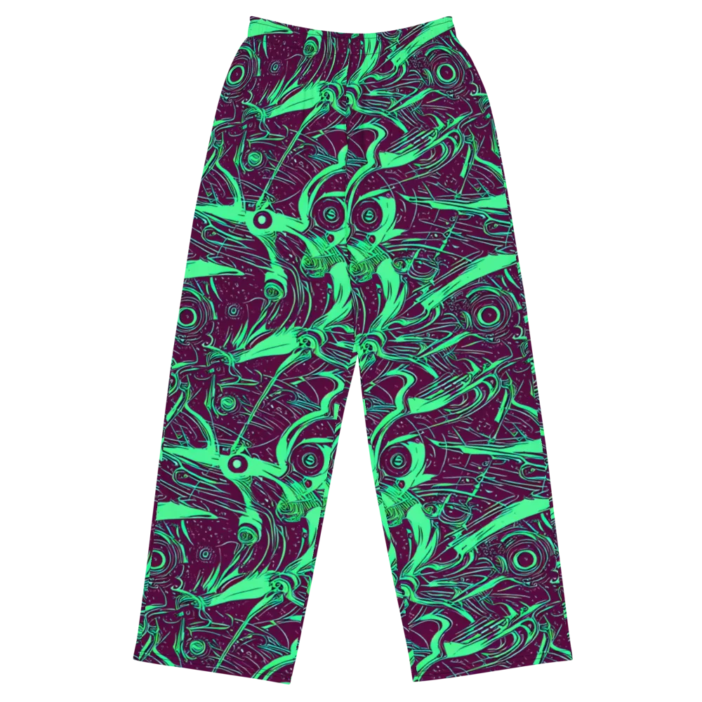 Acid Current on Wide-Leg Pants — Front